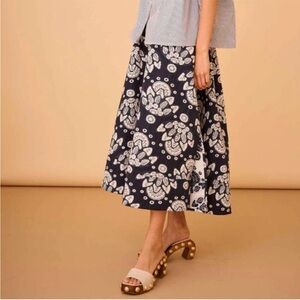 Hunter Bell Lara Skirt - Midnight Jacquard size L